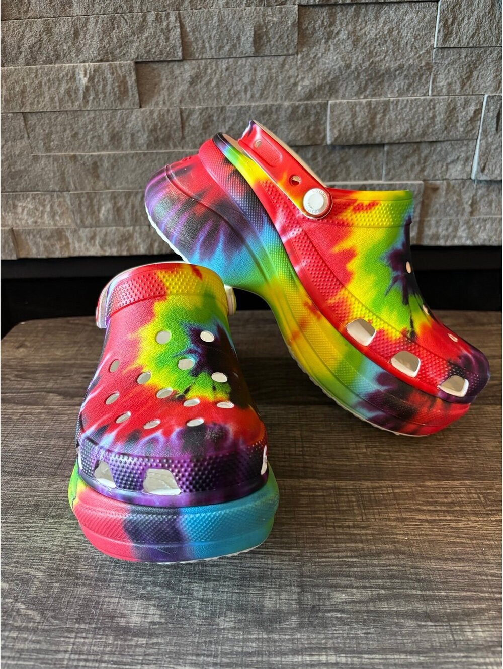 Crocs Classic Bae Tie-Dye Graphic Clog